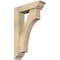 Ekena Millwork Westlake Traditional Rough Sawn Bracket w/ Offset Brace, Douglas Fir, 6"W x 22"D x 34"H BKT0604X22X34WTL01RDF - alternate 1